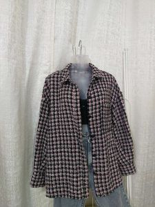 Woolen Overshirt Pink n black Check by Primark