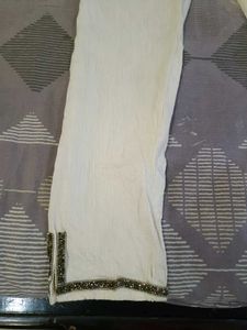 Beautiful Pant With Lace Stone Work....