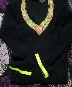 Black Colour Festive Gown