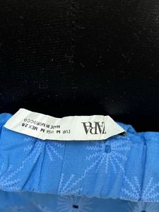 Zara Blue Cotton Dress