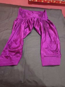 Purple Party Wear Embroidered Kurta Set