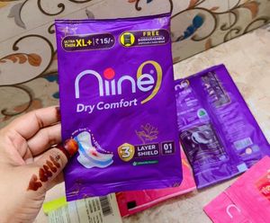 Nine Sanitary Pads &amp; Wipes