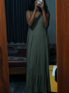 Olive Green Maxi Sundress