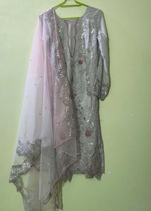 Grey Pakistani Suit.
