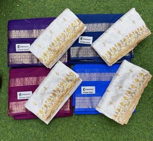 Mysore Crepe Sarees - Set of 10