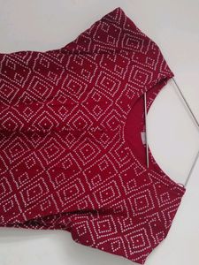 Red Kurti