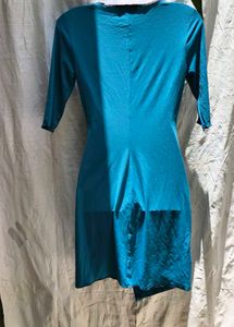 I. Teal Mini Dress