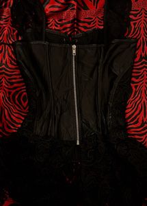 Black Leather Corset