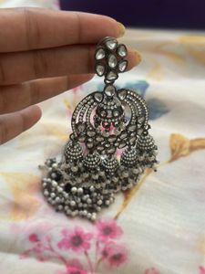 Pearl Jhumka Earrings