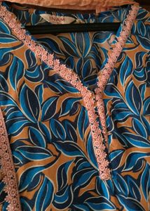 Lace Detailing Kurta Set