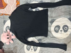 Black Long Sleeve Top