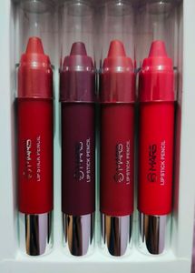 MARS Makeup lipstick crayon pencil pack of 4