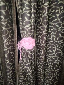 Curtain holder - Pink Flower