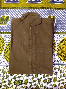 Olive Green Casual Shirt