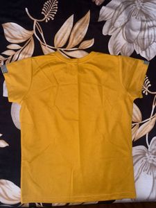 yellow t-shirt