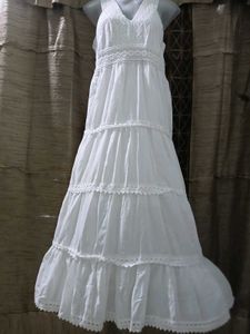 White Crochet Sundress