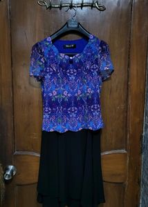 Unique Printed  Chinese Dress