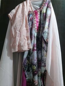 Abstract Print Salwar Kameez