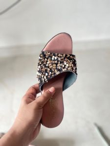 Sequins Heel Sandel