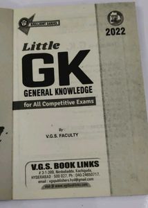 Little GK 2022: General Knowledge Book