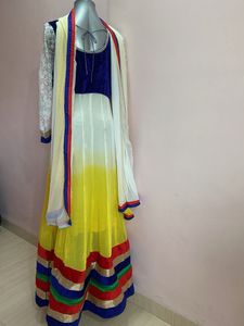Elegant Ethnic Long flair Gown