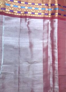 Green Saree with Paisley Design❤️