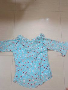 Floral Top &amp; Jeans Set