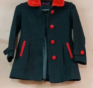 Cute Black & Red Coat