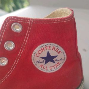 Red Converse High-Tops