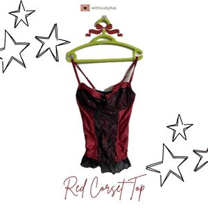 Red Corset Top