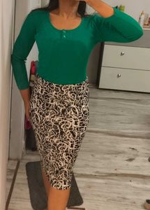 Combo Offer - Bodysuit Top And Skirt