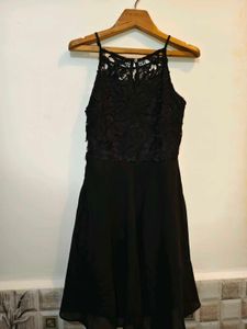 Elegant Black Lace Dress