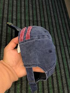 Black Rebel Denim Cotton Stylish Cap