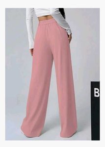 Pink Wide Leg Pants