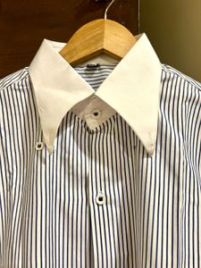 Brand New Trendy Striped Button-Down Shirt