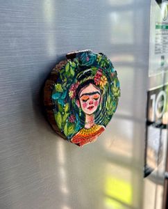 Beautifully Hand Painted Fridge Magnet