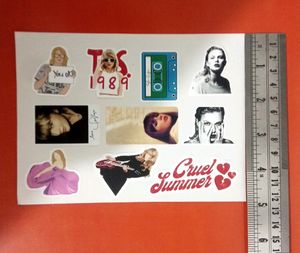 1 Sheet Of 10 Taylor Swift Stickers