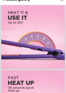 Purple Hair Straightener