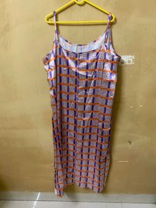Checkered Slip Dress