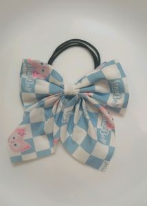 Blue Bow Rubber Band # Fixed Coins