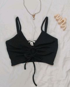 H&M Cut Out Crop Top
