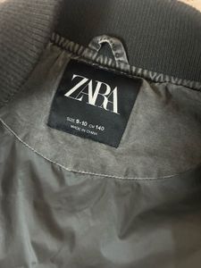 Zara Grey Bomber Jacket
