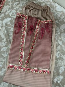 Stitched Silk Suit
