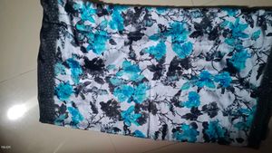 Floral Print Saree