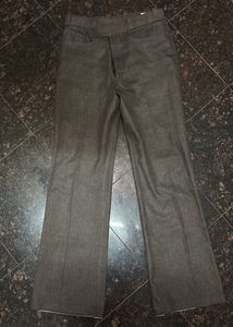 Gray Flared Pants