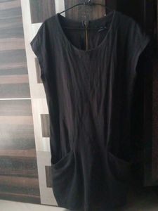 Comfy Black Tunic Dress
