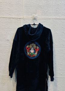 🇹🇷 Turkey Imported Velvet Hoodie Dress