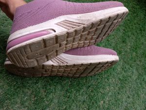 Mauve Pink Sports jogging Shoes For Women