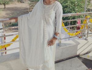 Elegant White Kurta Set