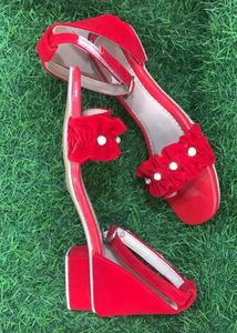 Korean Red Sandal For Gilrs (7-8 YEARS)